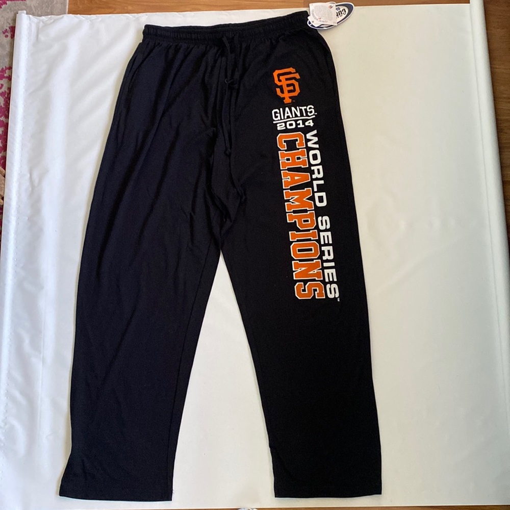 2014 SF Giants world series champs SF Giants Sleepwear Size M color black
